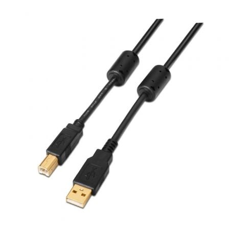 Cable USB 2.0 Impresora Aisens A101-0011/ USB Tipo-B Macho